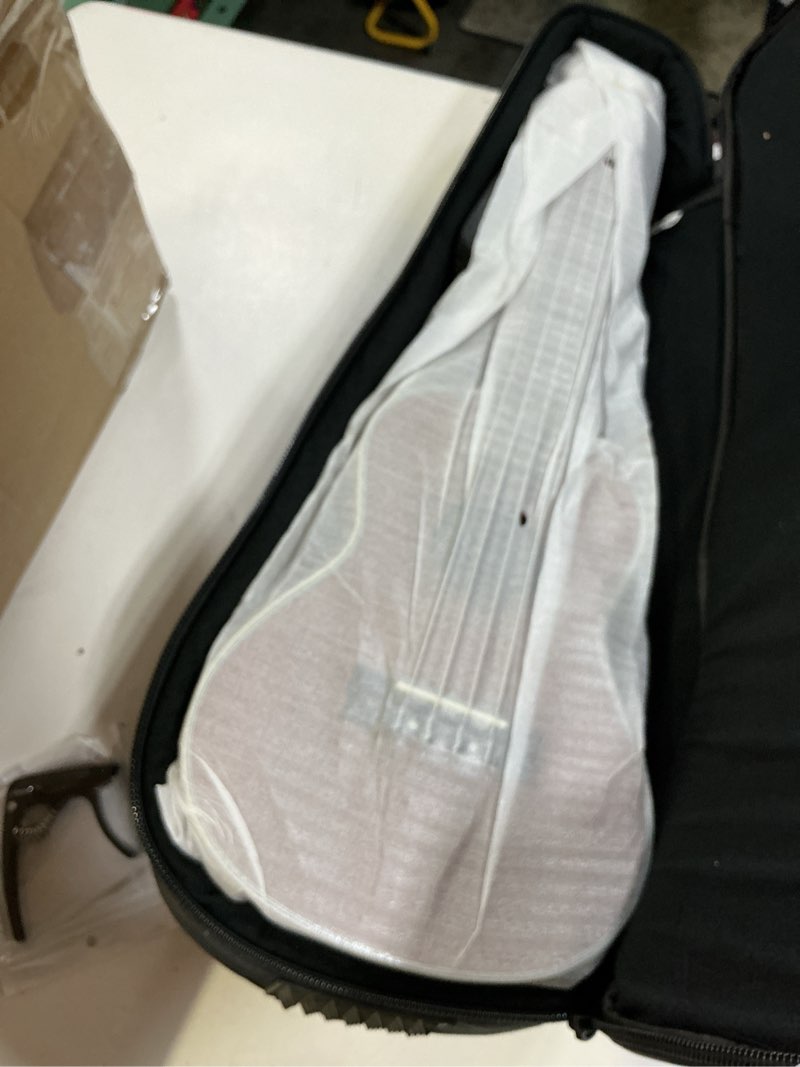 Condition photo showing New/Like New for concert ukulele hard case 23 inch mahogany uke with gig bag nylon strings for beginners kids