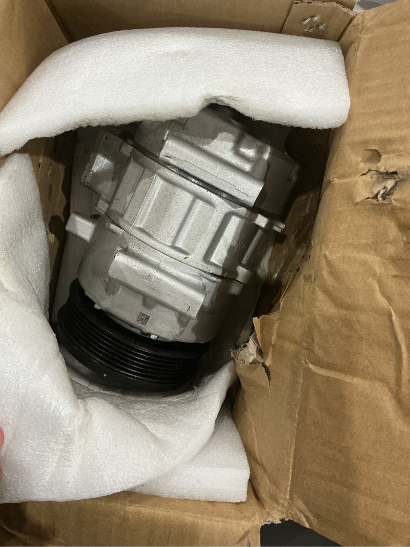 Condition photo showing As Is for air conditioner ac compressor with clutch for toyota camry 2.5 2.5l 2012 2013 2014 2015 2016 2017, for toyota rav4 2.5l 09 10 11 12 2009 2010 2011 2012