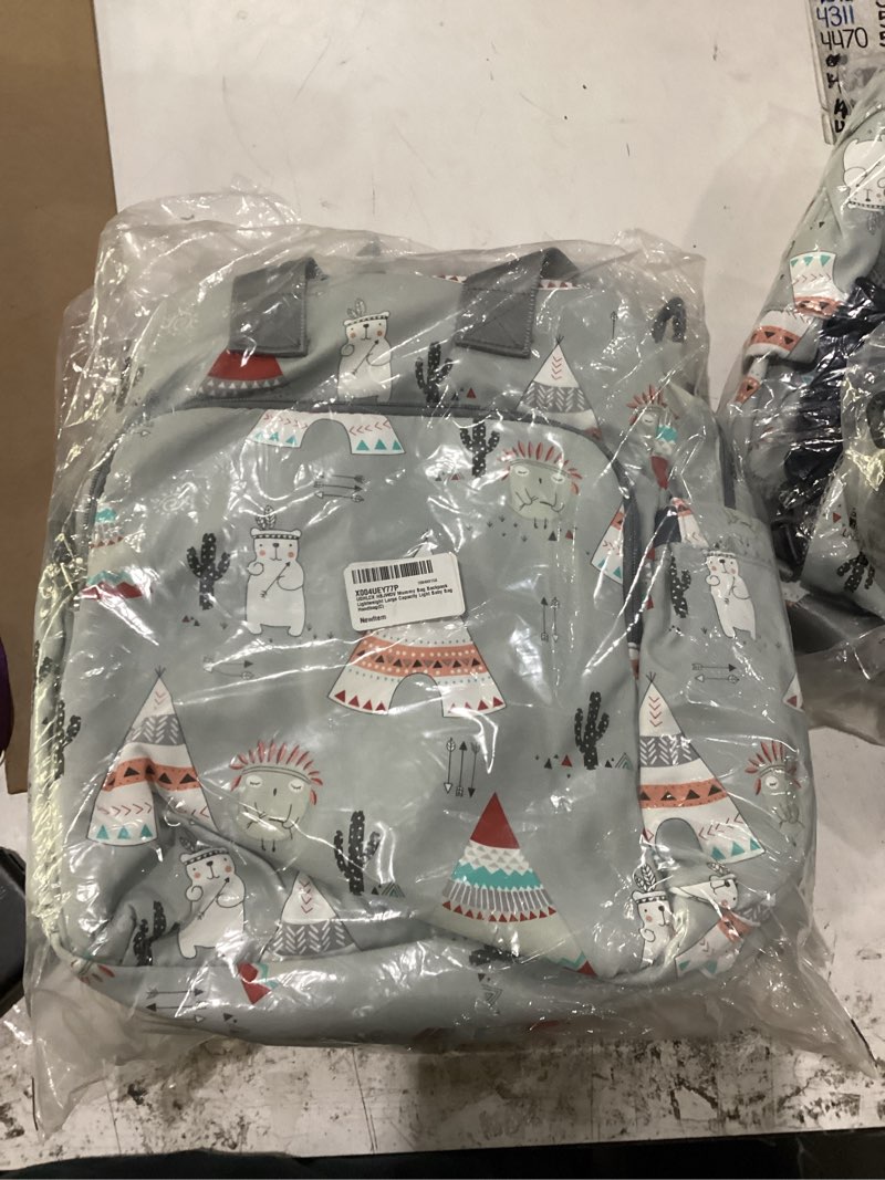 Condition photo showing New/Like New for hbjwov mummy bag backpack lightweight large capacity light baby bag handbag(c)