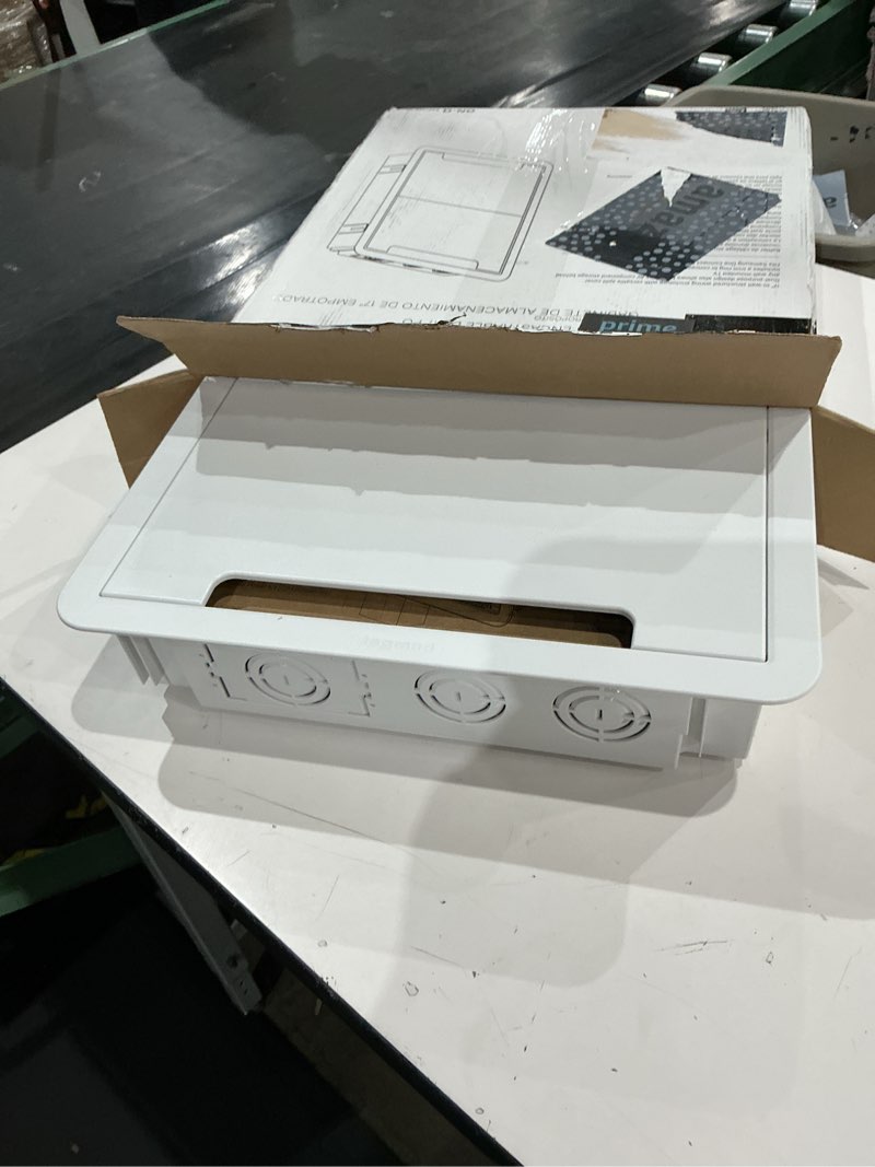 Condition photo showing Good Condition for legrand - onq cable management, in-wall media box, dual purpose structured wiring enclosure, tv home theater recessed storage box, 17 inch, white, enp1700na