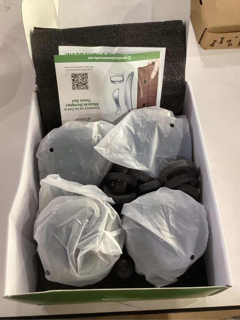 Condition photo showing New/Like New for not tested**** 4 pack 5-in-1 smart dynamic cupping set, electric cupping device with red light, heated cupping massager with 12-level suction & heat, cupping machine for pain relief, muscle soreness, knots, aches