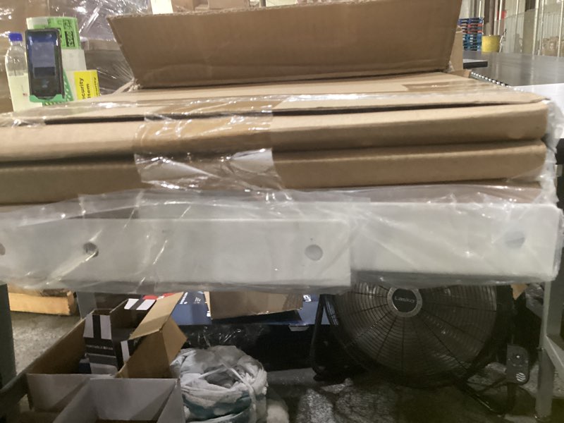 Condition photo showing New/Like New for fleximounts 2-pack 2x4ft 24-inch-by-48-inch wall shelf garage storage rack wall mounted floating shelves, white