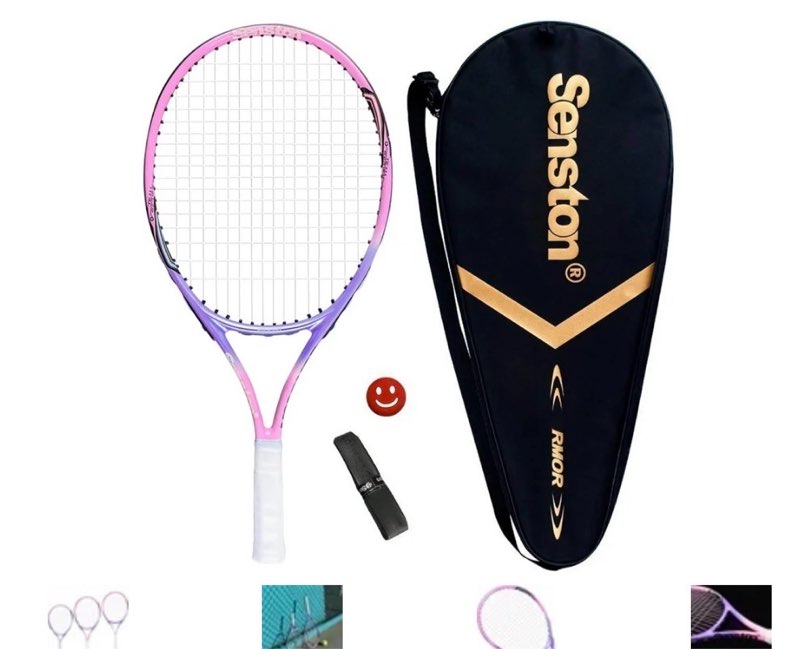 Senston 23"Kids Junior Tennis Racquet for Kids Children Boys Girls Tennis Rackets with Racket Cover