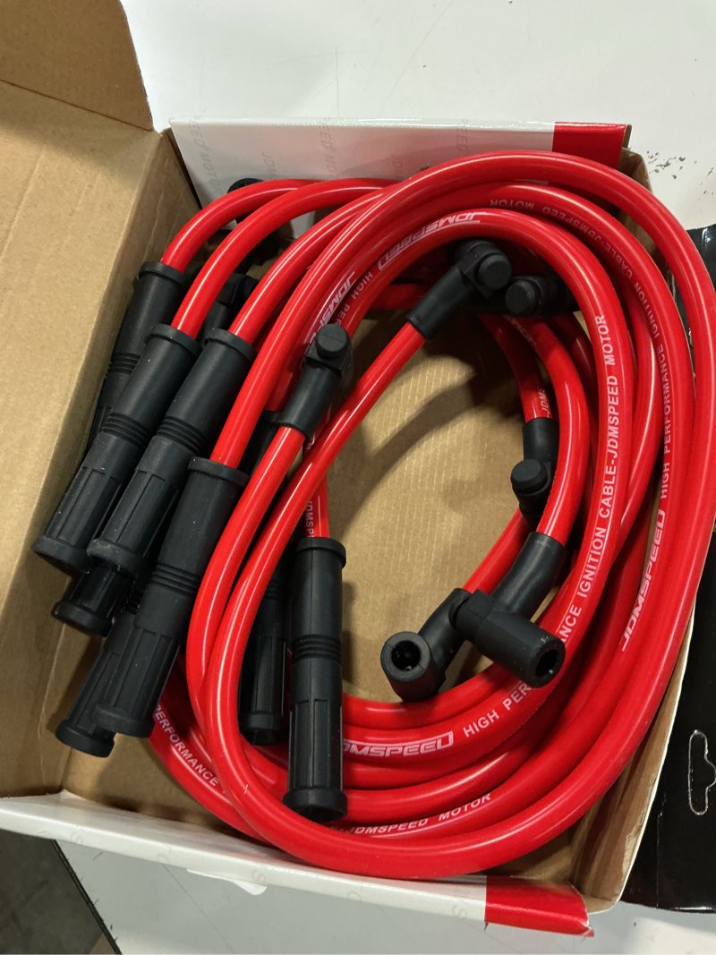 Condition photo showing Good Condition for jdmspeed new hei spark plug wires set 90 to straight replacement for sbc bbc 350 383 400 454 v8