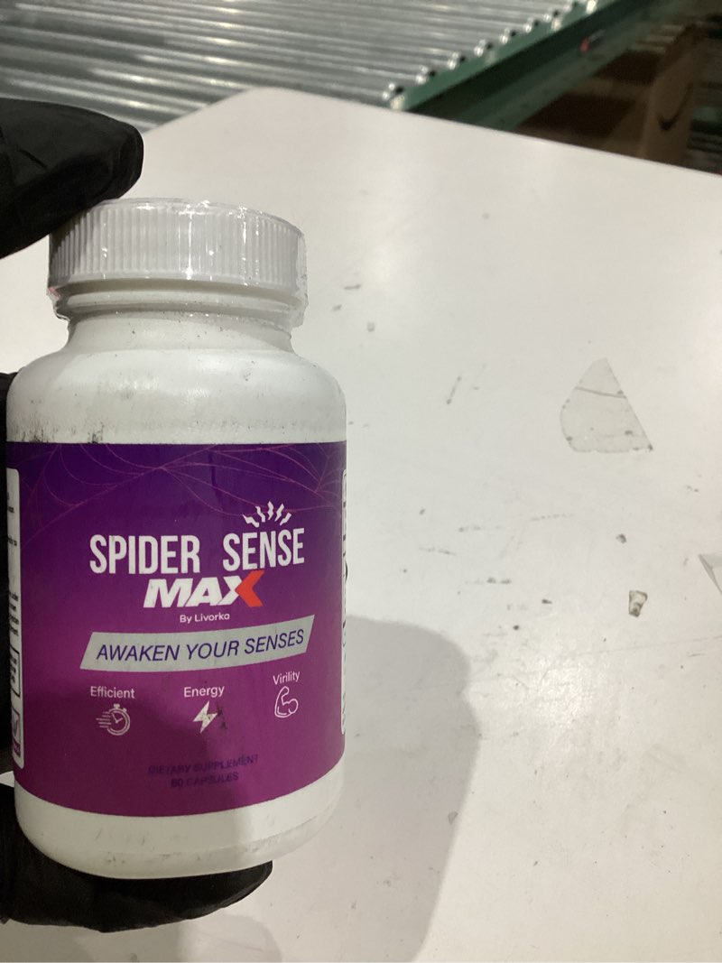 Condition photo showing New/Like New for Spider Sense Max Pills for Men - SpiderSense Max Capsules for Men Advanced Formula 2025, 1 Bottle fo