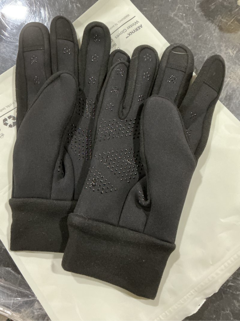 Condition photo showing Good Condition for winter gloves women men cold weather touch screen 3-layers liner glove for running, cycling, biking, hiking, driving men[s-m] / women[m-l] / medium
