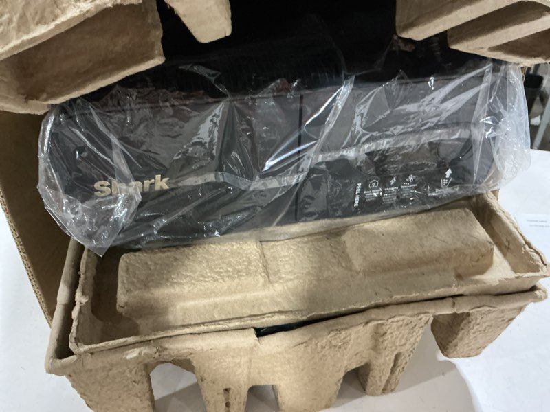 Condition photo showing As Is for Shark AI Ultra Voice Control Robot Vacuum with Matrix Clean Navigation, Home Mapping, 60-Day Capacity, XL Self-Empty Base for Homes with Pets, Carpet & Hard Floors, Cool Grey Matrix Clean Auto Empty (60 Days)