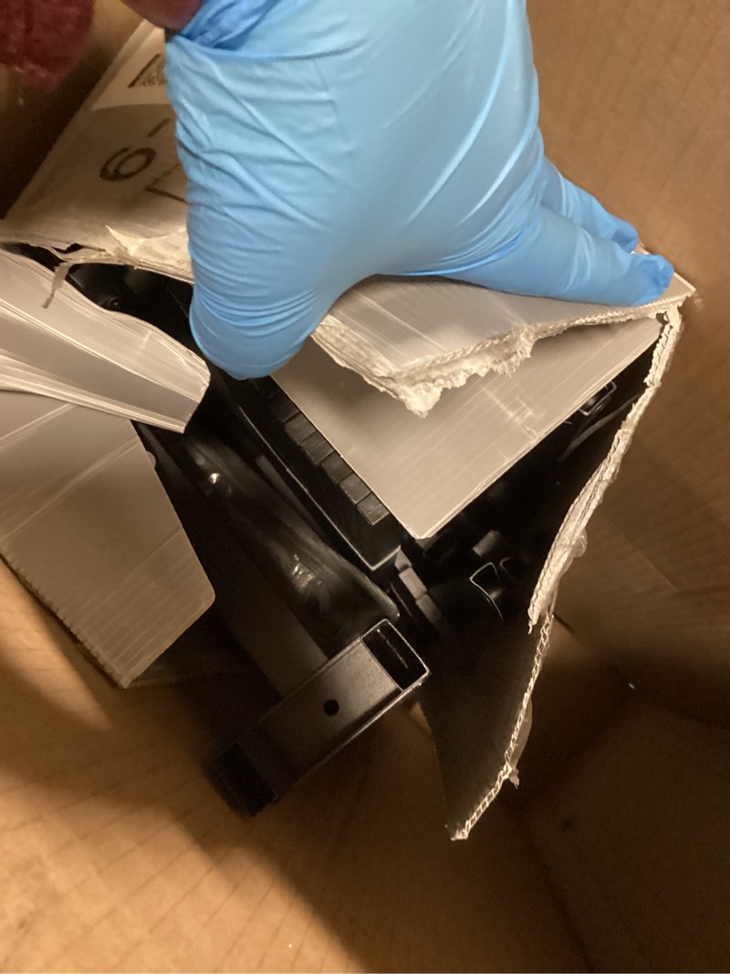 Condition photo showing As Is for Queen Size Box Spring Bed Base 9 Inch, 3000lbs Heavy Duty Box Spring Queen Metal Mattress Foundation, Tool-Free Easy Assembly, Noise Free 9 Inch High Queen