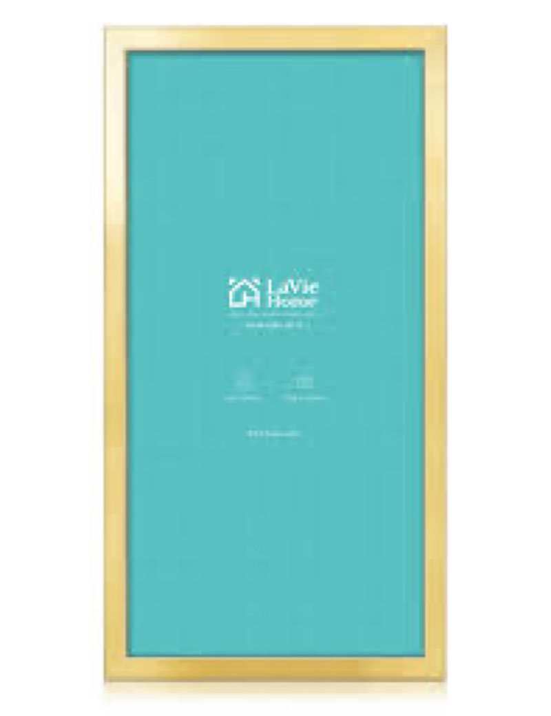 lavie home 20 x 40 poster frame gold, display pictures 20x40, stable and sturdy picture frame and polished plexiglass, horizontal and vertical format of the wall?1 pack?