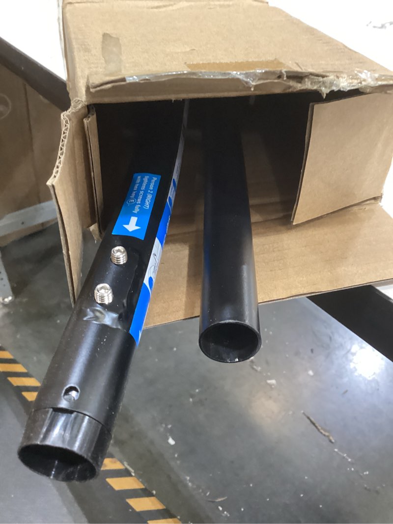 Condition photo showing New/Like New for Zenna Home Rustproof Curved Shower Curtain Rod, No Drill Tension or Permanent Mount Adjustable Curved Shower Rod for Bathroom, Easy Install, Rounded for Extra Room, 50 to 72 Inches, Matte Black