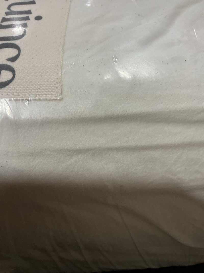 Condition photo showing Good Condition for organic brushed cotton sheet set, cal king, ivory