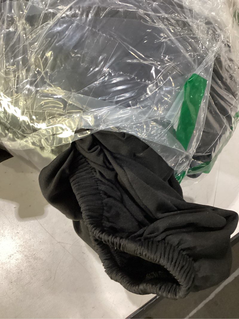 Condition photo showing Good Condition for 5 pack spandex round 24'' tablecloths for cocktail, banquet, outdoor party, wedding, bar, restaurant - black, reusable, easy care 5 pcs round 24" black