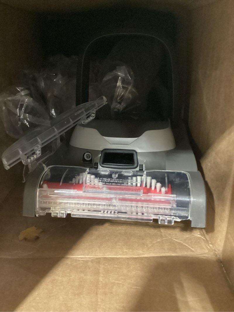 Condition photo showing As Is for Hoover PowerDash Pet Advanced Compact Carpet Cleaner Machine with Above Floor Cleaning, Lightweight Carpet Shampooer Machine, Pair with a Hoover Carpet Cleaner Solution for a Bright, Refreshed Home PowerDash Advanced