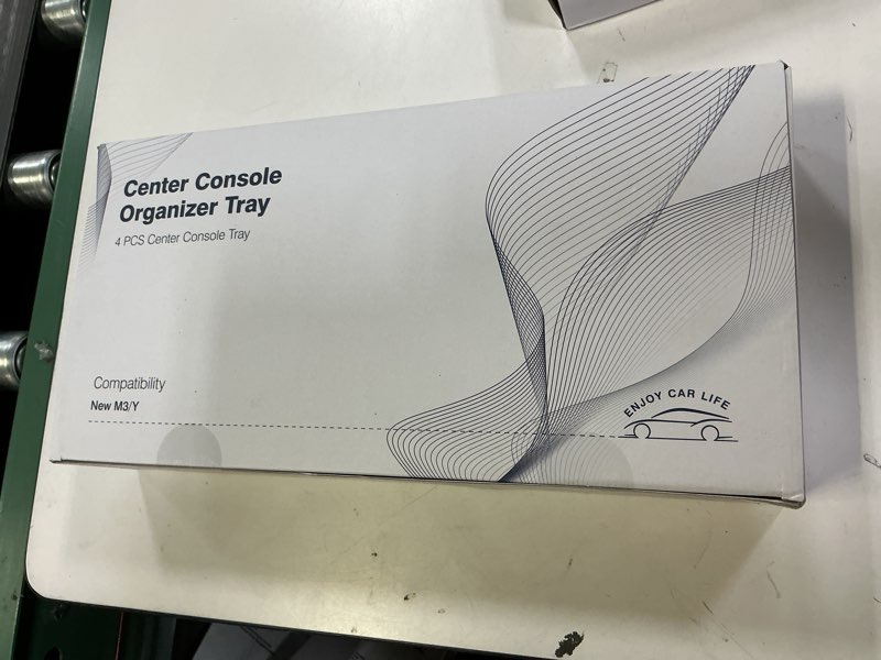 Condition photo showing New/Like New for Zanch Tesla New Model Y Juniper & Model 3 Center Console Organizer [Noise-Free, Slide Smoothly] Double Layer Storage Space - Model 3 (2024~2026)/Model Y Juniper Accessories, 4PCS