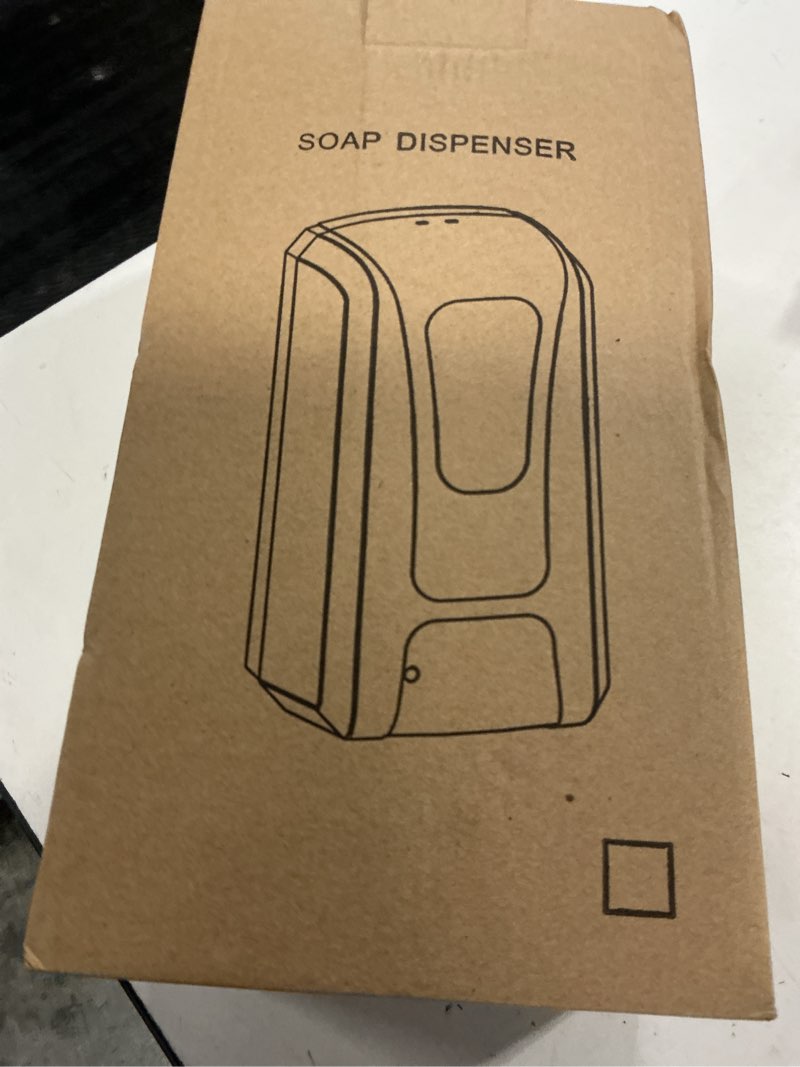 Condition photo showing New/Like New for automatic sensor touchless hand soap dispenser 1200ml white