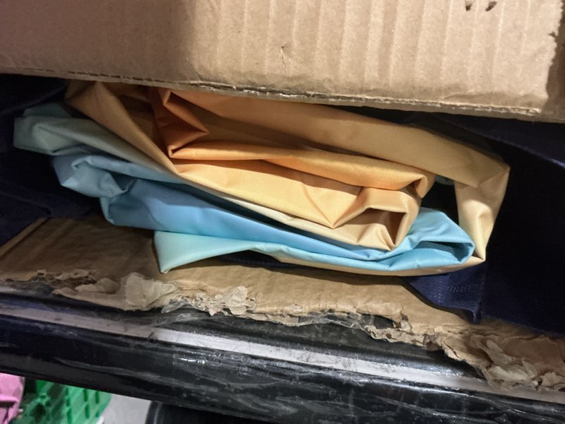 Condition photo showing As Is for Portable Bathtub Adult Ice Bath Tub - Collapsible Folding Foldable Bathtub for Adult Shower Bathroom Hot SPA Soaking Cold Plunge Tub Deep Freestanding Bathtub Indoor Outdoor Orange