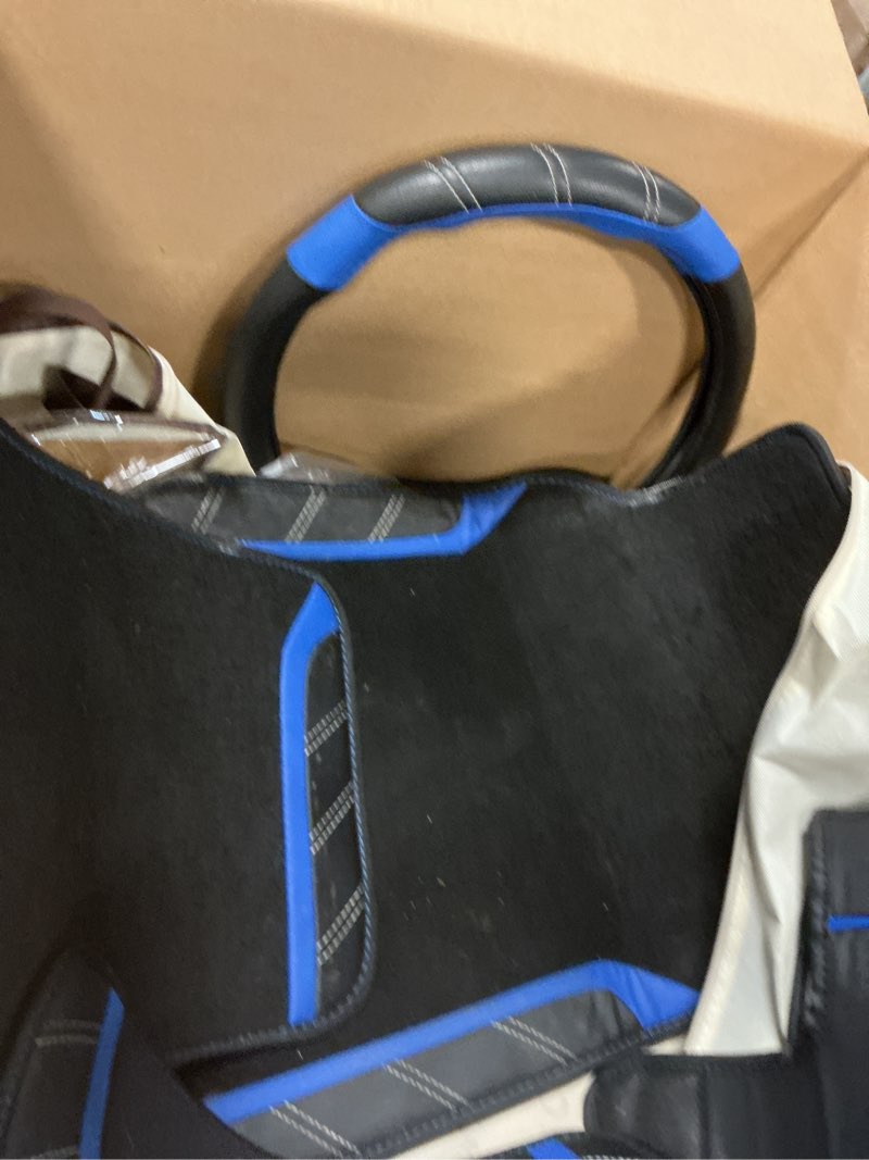 Condition photo showing As Is for Car Accessories Interior For Women CAR PASS Leather Steering Wheel Cover And Waterproof Jamaica Steering Wheel Covers