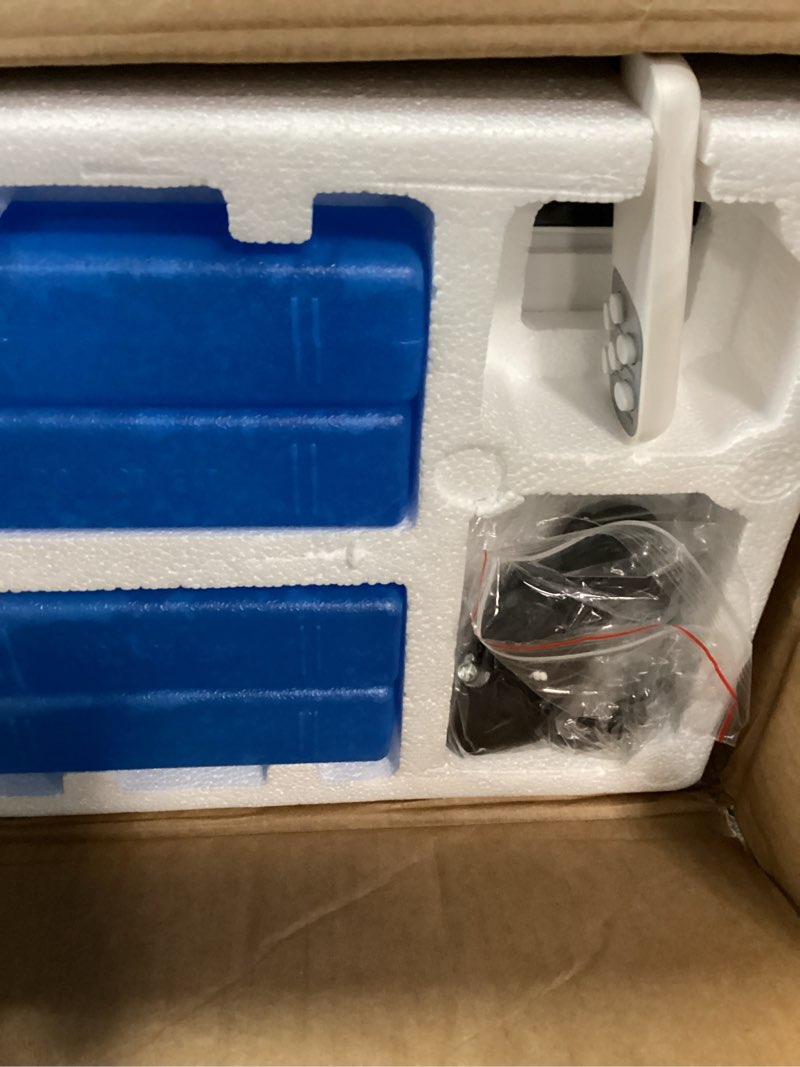 Condition photo showing New/Like New for portable air conditioners, windowless portable ac with 3 speeds, 3 modes, 8l evaporative air cooler w/7h timer, 90°oscillation, remote control air conditioners for bedroom, small room, home (white)