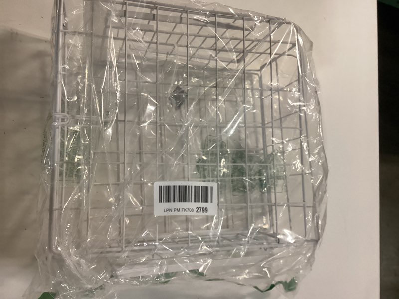 Condition photo showing New/Like New for Simple Houseware 2 Tier Cabinet Wire Basket Drawer Organizer, White