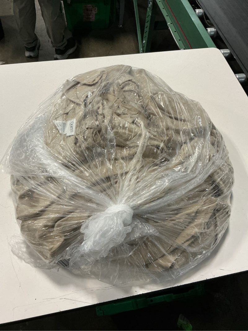 Condition photo showing Good Condition for european linen duvet cover set, king/cal king, toffee