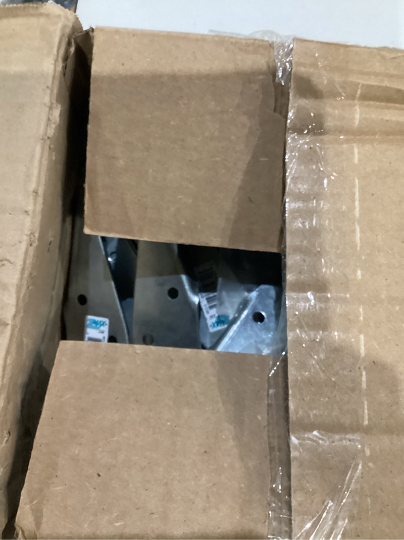 Condition photo showing As Is for Simpson Strong-Tie DTT2Z DTT ZMAX Galvanized Deck Tension Tie for 2X Including 1-1/2 Inch Strong Drive SDS Screws, 14 Gauge Deck and Fence Connector (Pack of 20)