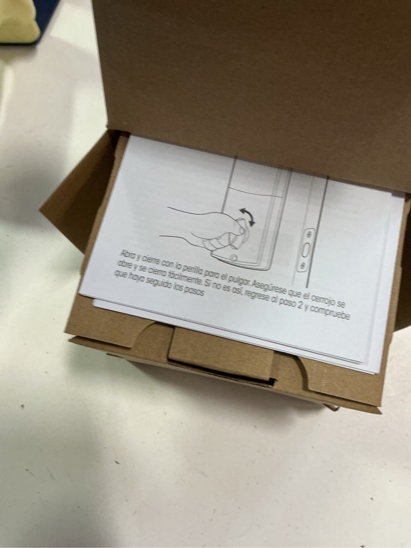 Condition photo showing Good Condition for  Honeywell Satin Gold Touchscreen Keypad Electronic Deadbolt Lock