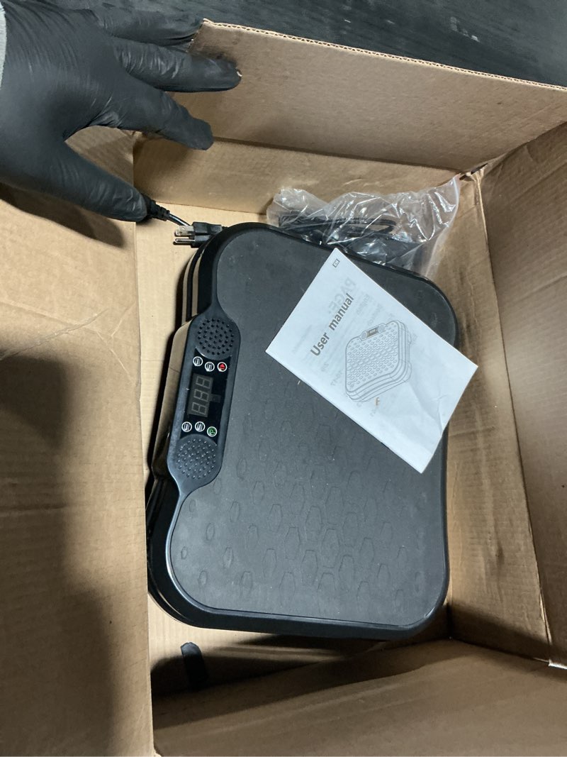Condition photo showing Good Condition for Vibration Plate Exercise Machine, Vibrating Platform for Lymphatic Drainage Weight Loss, 250 Speeds Full Body Workout Vibrated Plates Fitness Platform for Home Women Men