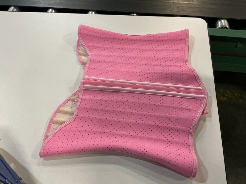 Condition photo showing Good Condition for feancey breatable waist trainer for women tummy control bustier tops athletic casual underbust boned corset high compression postpartum shapewear with back hooks pink m