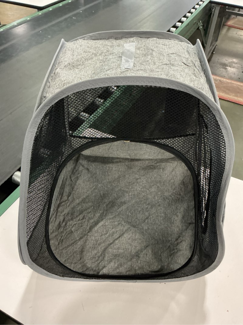 Condition photo showing Good Condition for Tenrai Portable Cat Playpen, Trapezoidal Design for Better Standing, Foldable Pet Tent for Indoor and Outdoor Use of Kitten and Puppy, Dog Play Enclosure, Cat Houses & Condos