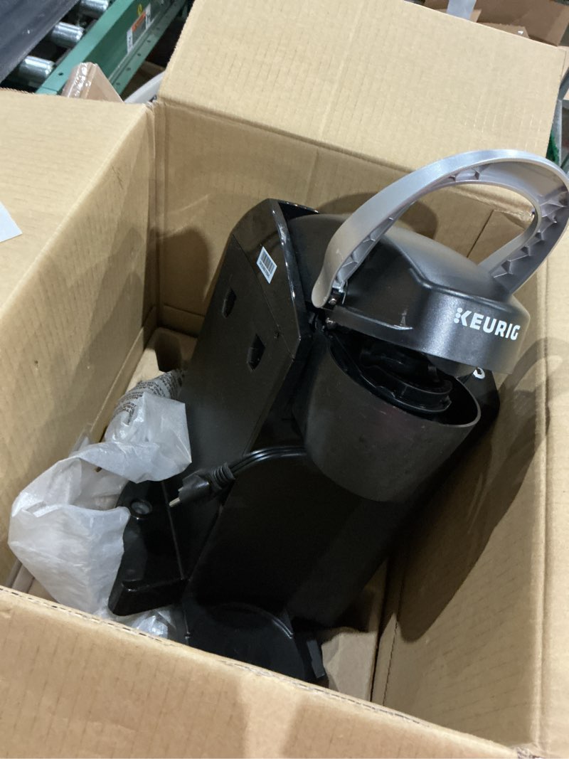 Condition photo showing As Is for (incomplete, missing parts)keurig k-classic single serve k-cup pod coffee maker, with 3 brew sizes, 48oz removable reservoir, black