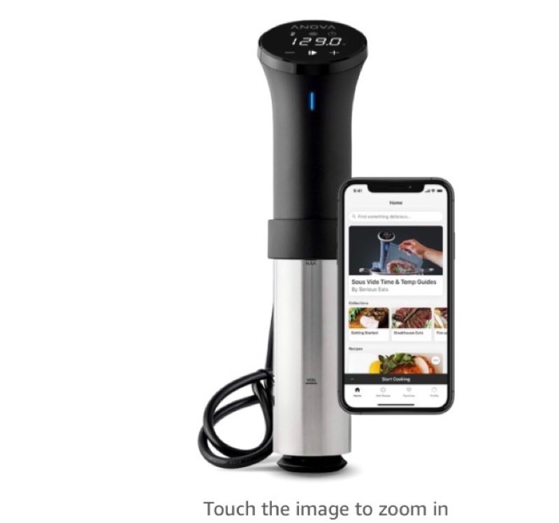 Anova Culinary Sous Vide Precision Cooker 2.0 (WiFi), 1000 Watts
