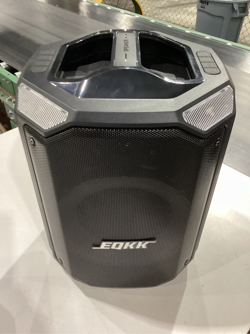 Condition photo showing New/Like New for karaoke machine with 2 microphones,portable bluetooth 5.3 karaoke speaker pa system with echo adjustment for adults for outdoor events,gatherings and parties,wedding host, (karaoke) eqkk006