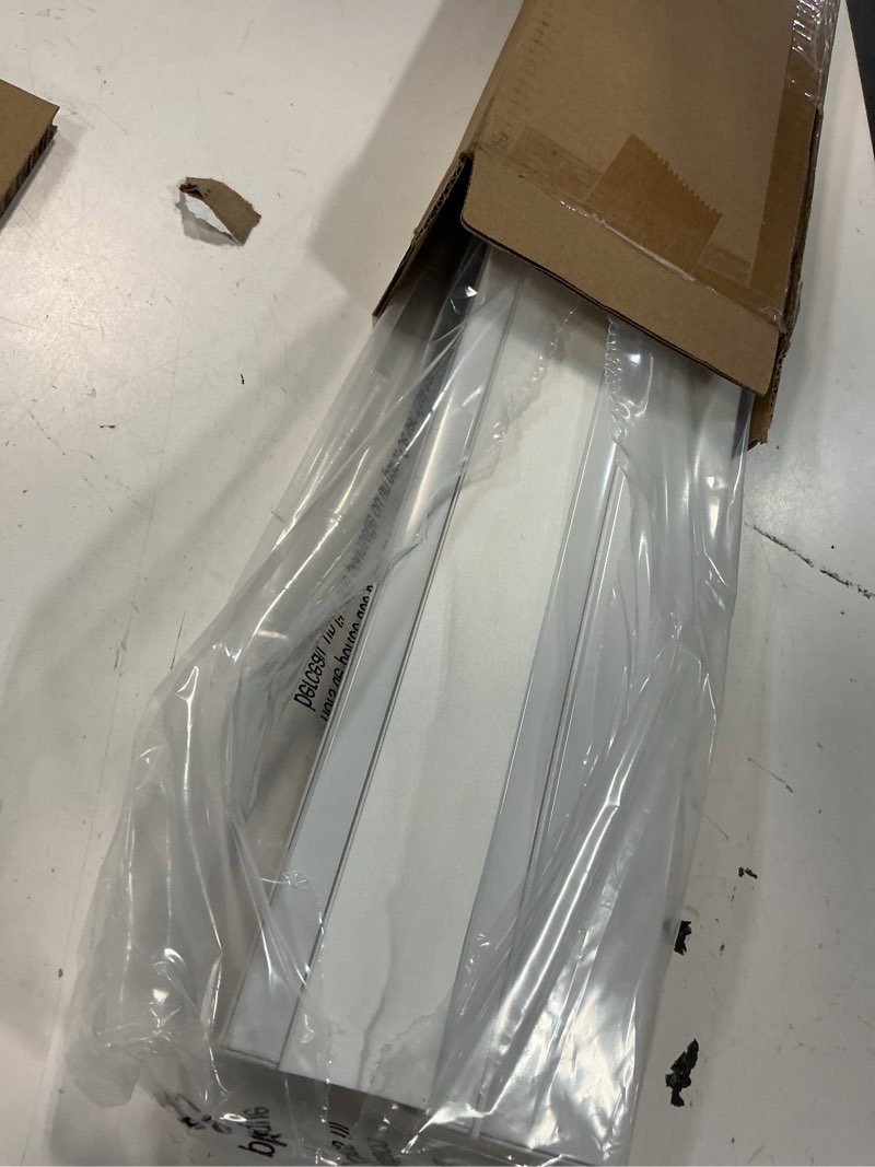 Condition photo showing Good Condition for unishades top down bottom up cellular shades cordless honeycomb blinds for indoor windows, for windows size (29" w × 64" h) colour (white - light filtering) white - light filtering 29" w × 64" h