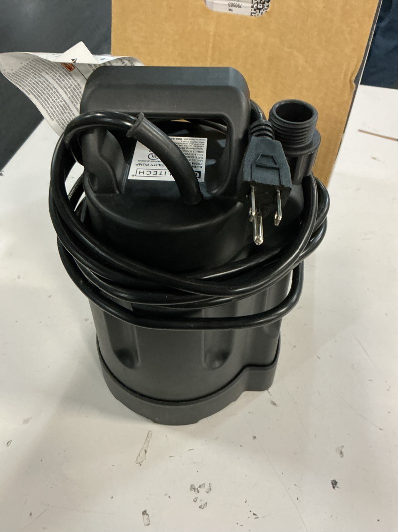 Condition photo showing Good Condition for utilitech 0.167-hp thermoplastic submersible utility pump