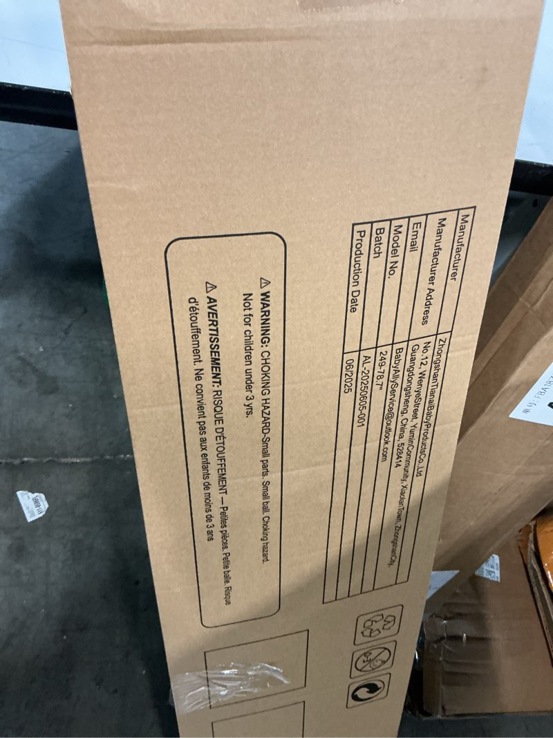 Condition photo showing Good Condition for bed rail for toddlers, foldable bed rails quick assembly, height adjustable bed rail guard with steady u-shape base for toddlers, baby, kids (1, 1 side 74.8'')