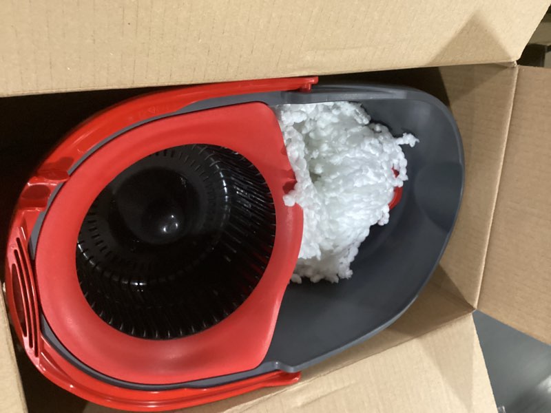 O-Cedar Easywring Microfiber Spin Mop & Bucket Floor Cleaning System with 3 Refills Spin Mop Bucket with 3 Refills