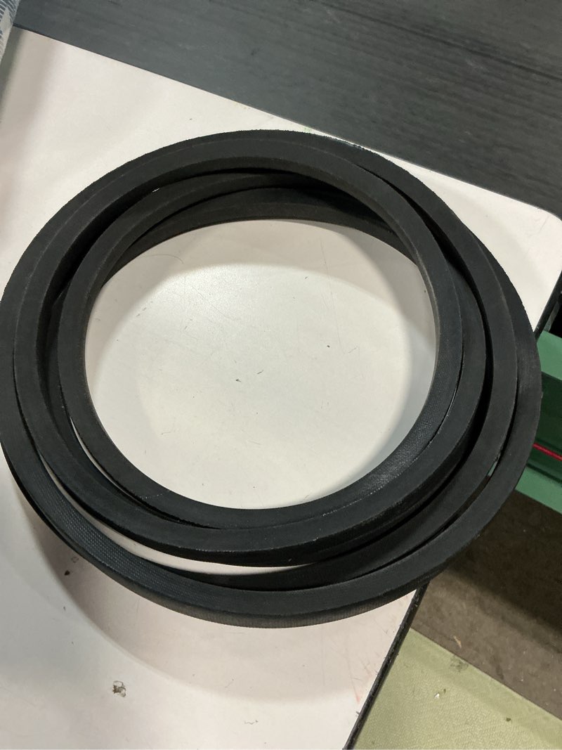 Condition photo showing Good Condition for lawn mower tractor deck drive belt 5/8" x 156" compatible with bad boy 041-1560-00 exmark 126-6626 126-6626-sl john deer m158409 kubota k5591-36710
