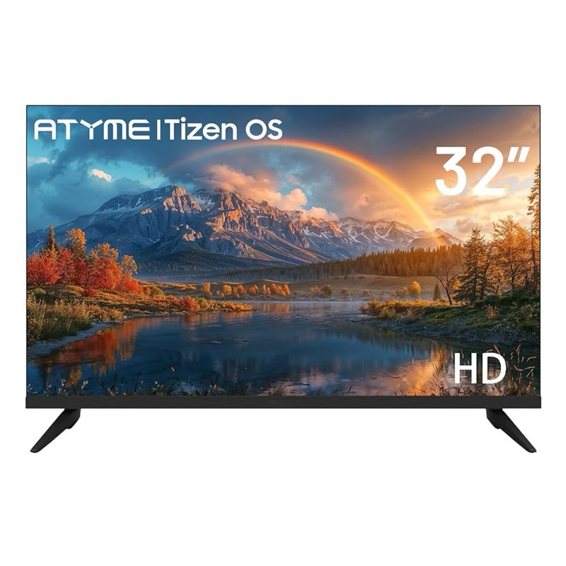 ATYME 32-inch 720p HD LED Smart TV Powered by Samsung Tizen Os,Samsung App Store Inside, Netflix,Dis