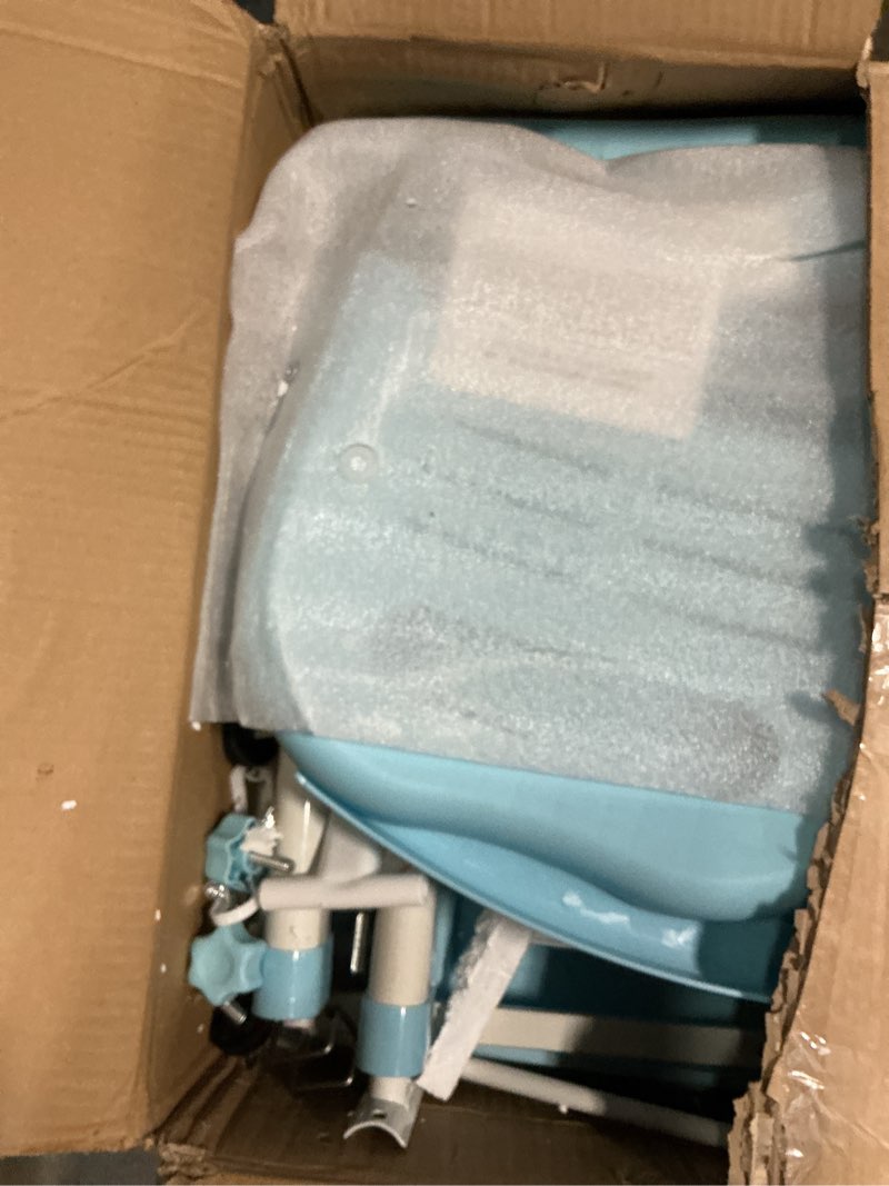 Condition photo showing Good Condition for vevor kids study chair and desk set, study desk and chair for kids with table lamp, adjustable height & 0-40 tilted desktop, blue blue tilting desktop kids desk with table lamp