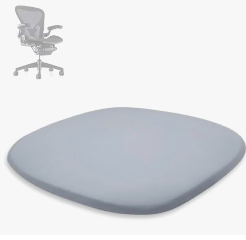 YENANA Latex Seat Cushion for Herman Miller Aeron Chair, Natural Latex Ergonomic Office Chair Pad, F