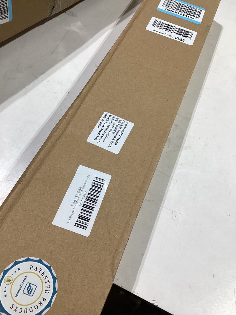 Condition photo showing New/Like New for Changshade Blackout Cellular Shades Cordless, Top Down Bottom Up Blinds for Windows, 1.5" Single Cell Pleated Honeycomb Window Shades for Bedroom, Child Room,36" Width x72 Height,White Blackout-white 36"W*72"H