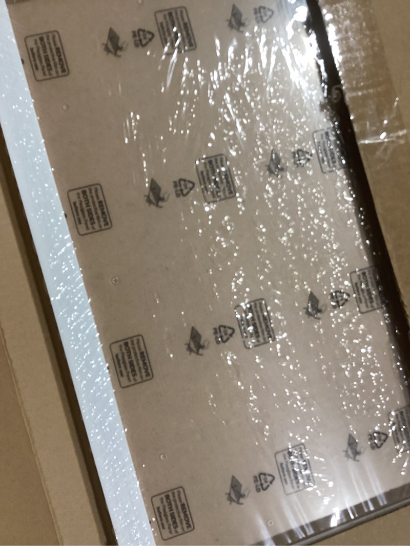 Condition photo showing New/Like New for 5x5 Picture Frame Rustic White, Distressed 5x5 Picture Frame, Pic Hanging Poster Frame, 5 by 5 Gallery Family Portrait Wall Photo Frame Horizontal and Vertical Display for Wall Hanging/Tabletop White 5x5in