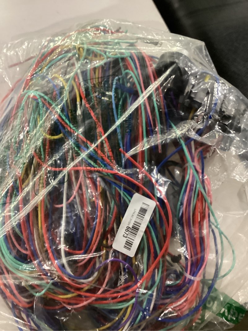 Condition photo showing Good Condition for universal extra long wires 21 circuit wiring harness hotrod kit compatible with gm chevy universal automotive wiring