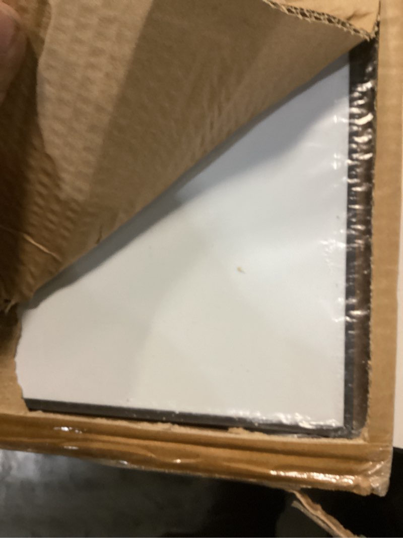 Condition photo showing Good Condition for Dry Erase White Board 23.6" X 35.4" Portable Aluminum Frame Whiteboard with Holder Magnetic Board for Office, Home, Kitchen, School(BB-Alu-BK-6090) Black 23.6"x 35.4"