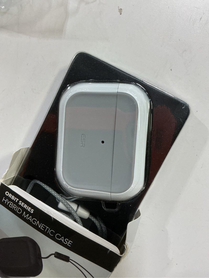 Condition photo showing Good Condition for ESR for AirPods Pro 3 Case, Compatible with AirPods Pro 3rd Generation Case (2025), Compatible with MagSafe, Full Drop Protection Cover with Lanyard, White AirPods Pro 3 Case White