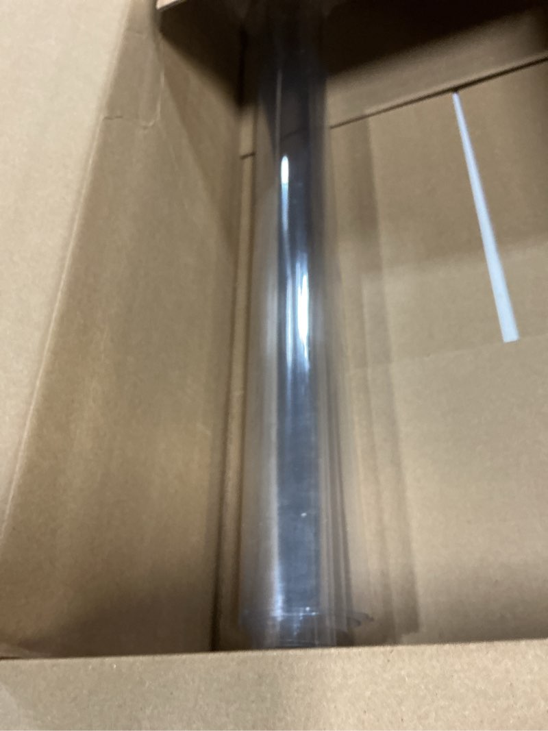 Condition photo showing Good Condition for Rectanglar 24x40 in Clear Plastic Table Protector Desk Cover Chair Mat Thicken Transparent Desk Pad Mat Table Cover Protector Table Pad Tablecloth Cloth for Coffee Table Writing Desk Topper Waterproof Clear 24"x40"