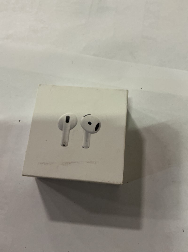 Condition photo showing Good Condition for apple airpods 4 wireless earbuds, bluetooth headphones, personalized spatial audio, sweat and water resistant, usb-c charging case, h2 chip, up to 30 hours of battery life, effortless setup for iphone without active noise cancellation without applecare+