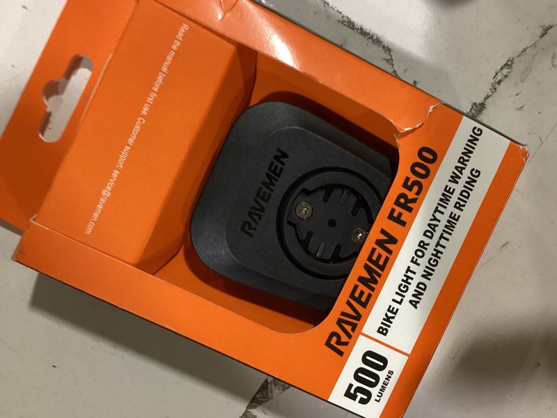 Condition photo showing Good Condition for ravemen fr1100 se bike headlight compatible with garmin/wahoo/bryton computers, 270° wide-angled bicycle front light for night urban riding & daytime warning, auto on and off, up to 46h, 6 modes