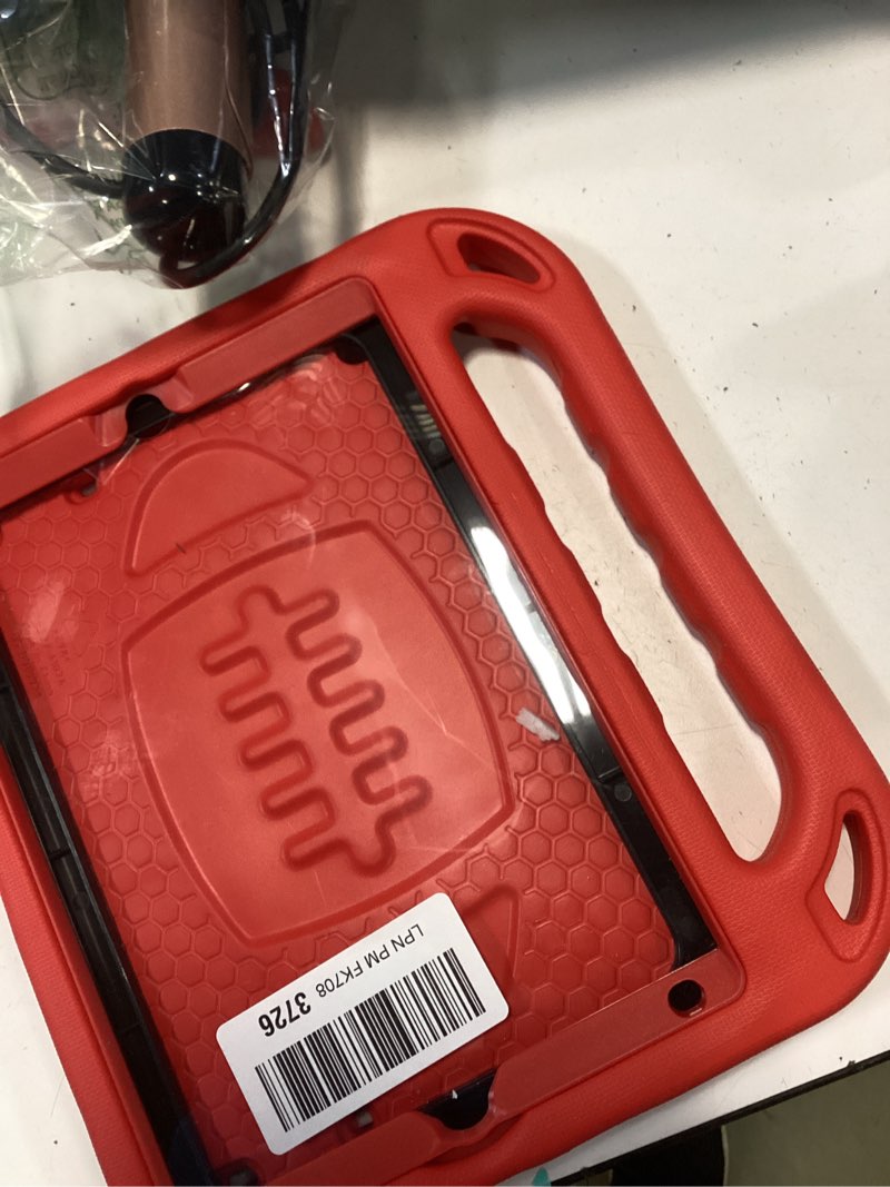 Condition photo showing As Is for BMOUO Kids Case for New iPad 10.2 2021/2020/2019-iPad 9th/8th/7th Generation Case with Built-in Screen Protector,Shockproof Lightweight Handle Stand Kids Case for iPad 10.2" 2021/2020/2019 Latest-Red