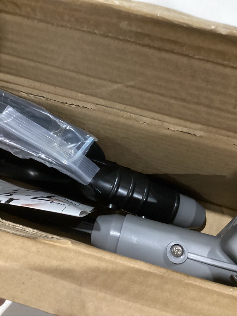 Condition photo showing As Is for Universal Snow Shovel Handle, Back Saver Handle Attachment for Snow Shovel, Ergonomic Elasticity Handle Extension Universal Fit for Shovels Rakes, Weed Eater, String Trimmer, Gardening Tools